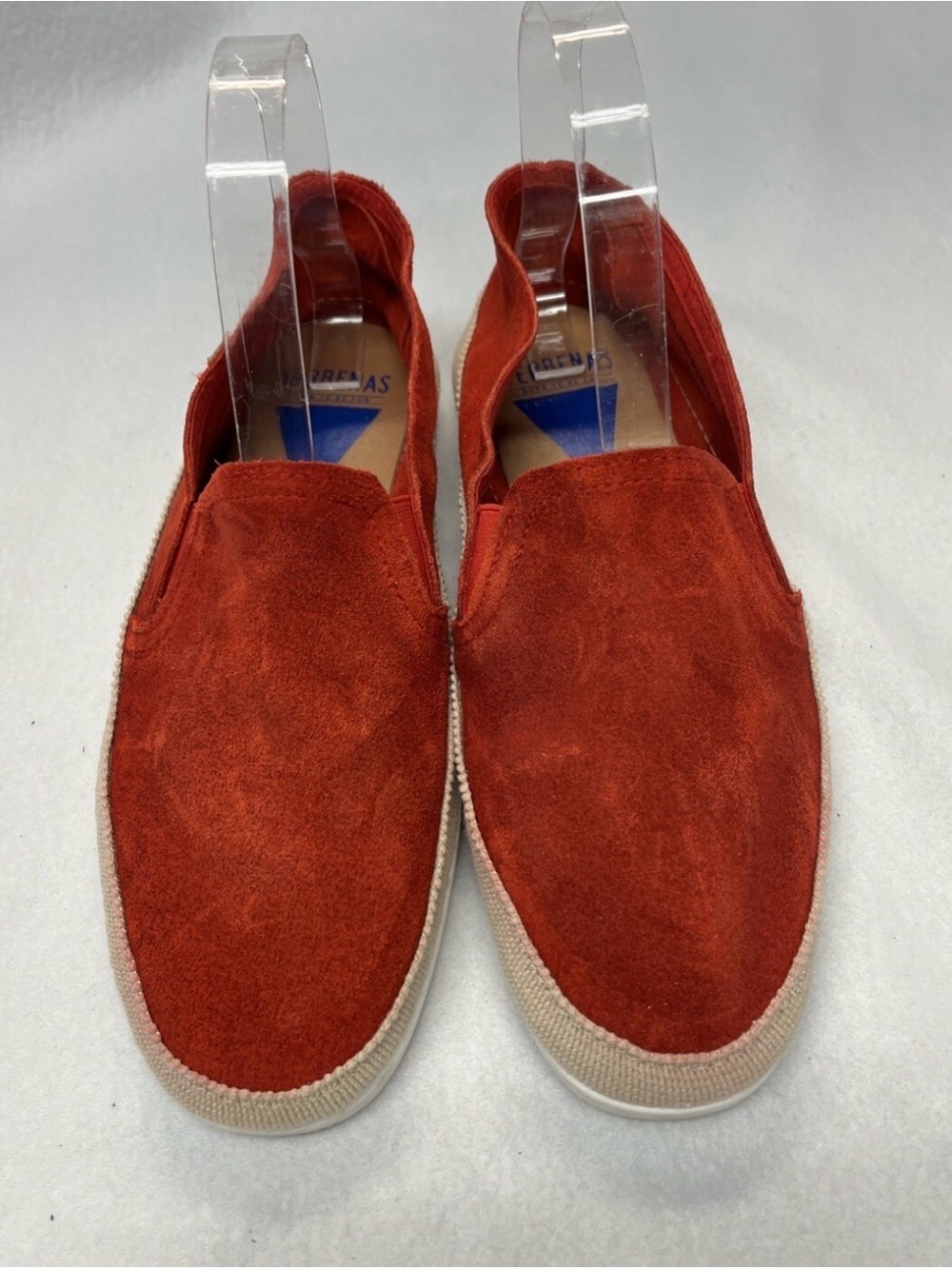 Verbenas Nuria Women's Flat Espedrilles Red Suede Sz EU 41 US 10 Made in Spain